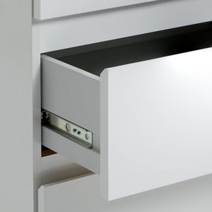 Jenson 2 Door 2 Drawer Mirror Wardrobe - White 17570038
