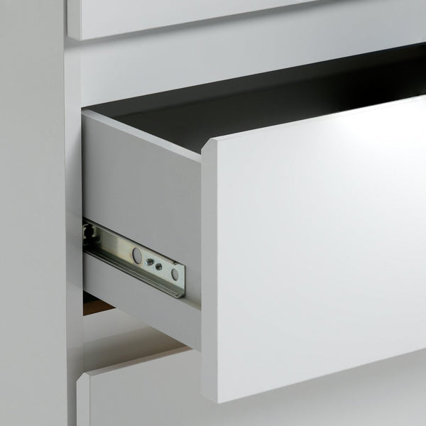 Jenson 2 Door 2 Drawer Mirror Wardrobe - White 17570038