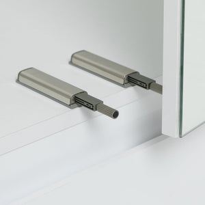 Jenson 2 Door 2 Drawer Mirror Wardrobe - White 17570038