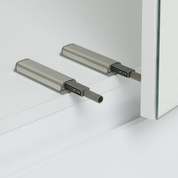 Jenson 2 Door 2 Drawer Mirror Wardrobe - White 17570038
