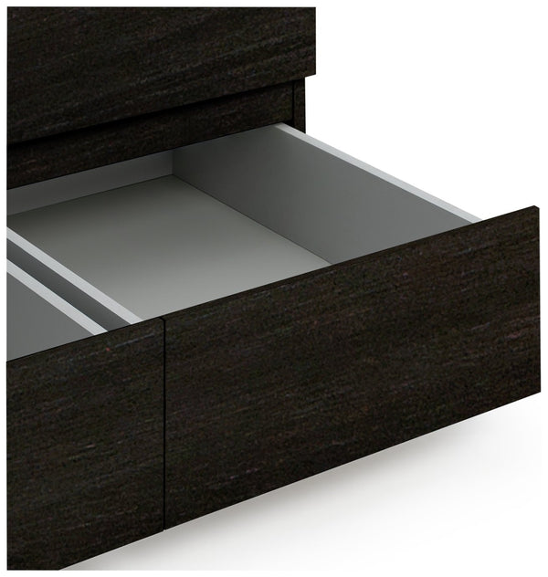 Jenson 3 Door 4 Drawer Mirror Wardrobe - Black 17570409