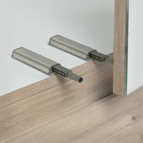 Jenson 3 Door 4 Drawer Mirror Wardrobe-Oak Effect 17570557