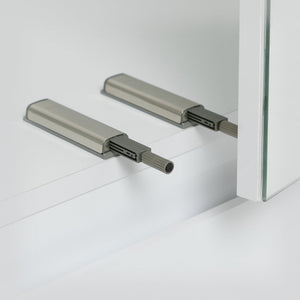 Jenson 3 Door Mirror Wardrobe - Matte White 17570478