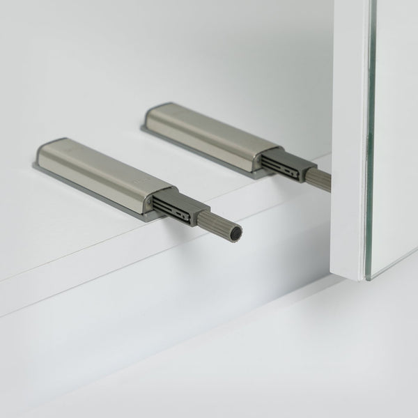 Jenson 3 Door Mirror Wardrobe - Matte White 17570478