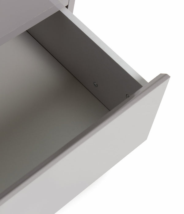 Jenson 3 Drawer Chest - Grey Gloss 17570784
