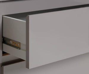 Jenson 6 Drawer Chest - Grey Gloss 17570904