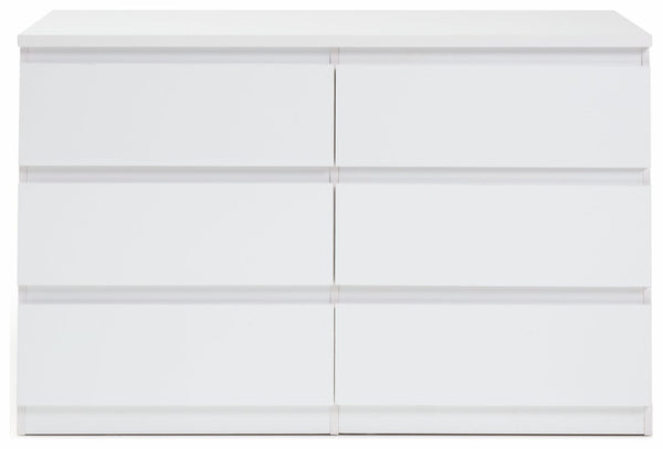 Jenson 6 Drawer Chest - Matte White 17570935