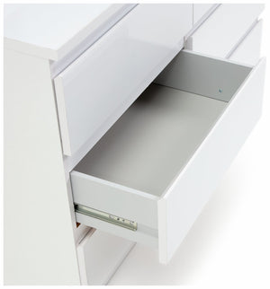 Jenson 6 Drawer Chest - Matte White 17570935