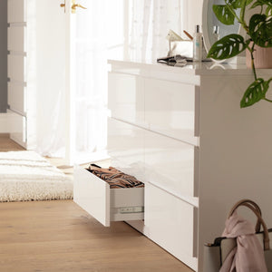 Jenson 6 Drawer Chest - Matte White 17570935