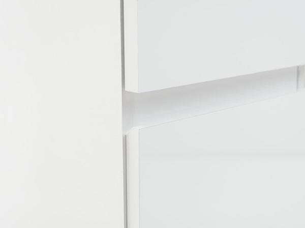 Jenson Double Pedestal Dressing Table-Matte White 17519927