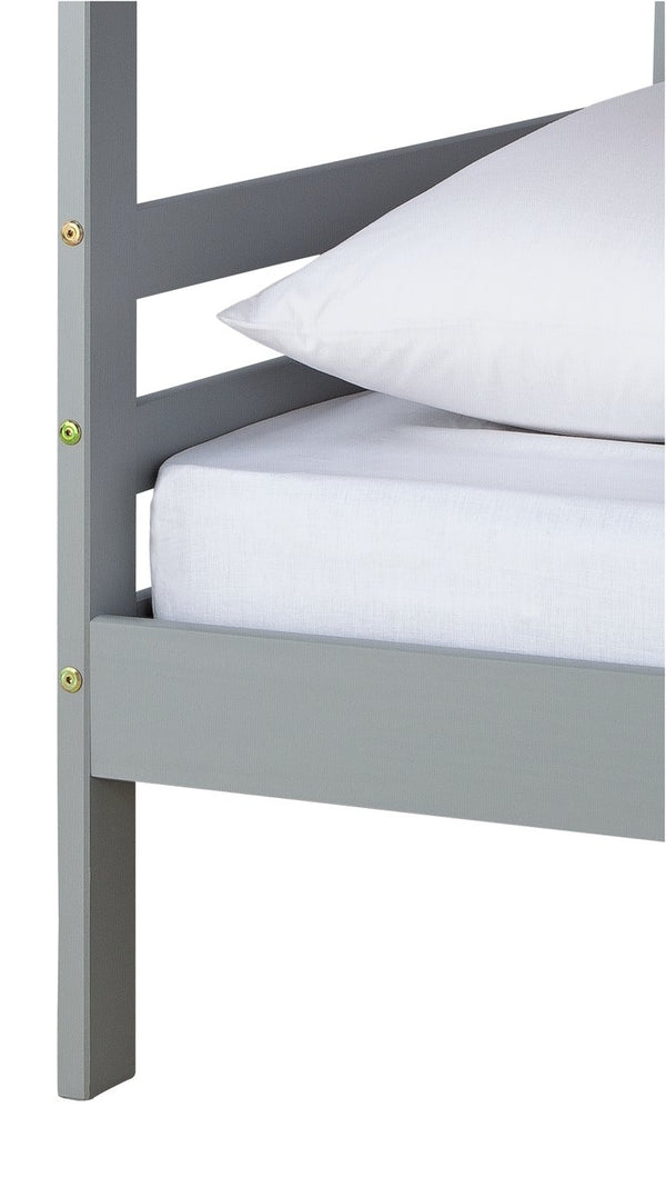 Josie Single Bunk Bed Frame - Grey 18059754