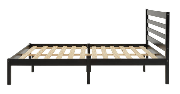Kaycie Double Wooden Bed Frame - Black 14337779