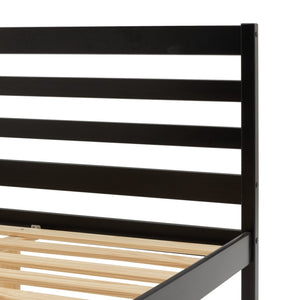 Kaycie Double Wooden Bed Frame - Black 14337779