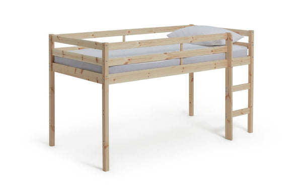 Kaycie Mid Sleeper Single Bed Frame - Pine 14115465