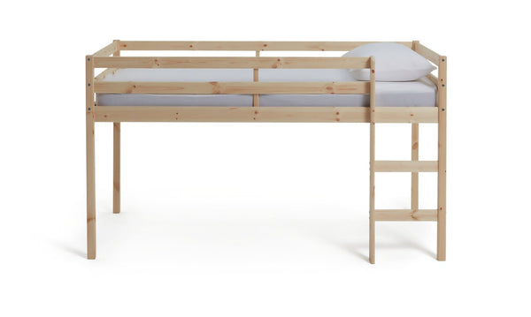 Kaycie Mid Sleeper Single Bed Frame - Pine 14115465