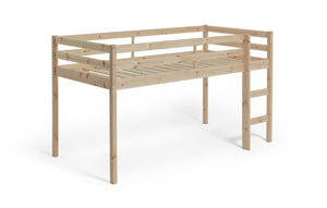 Kaycie Mid Sleeper Single Bed Frame - Pine 14115465