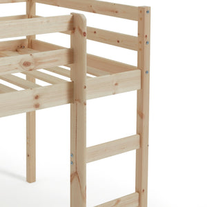 Kaycie Mid Sleeper Single Bed Frame - Pine 14115465