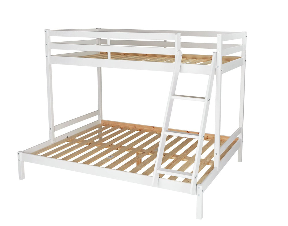 Kaycie Triple Bunk Bed Frame - White 11709939