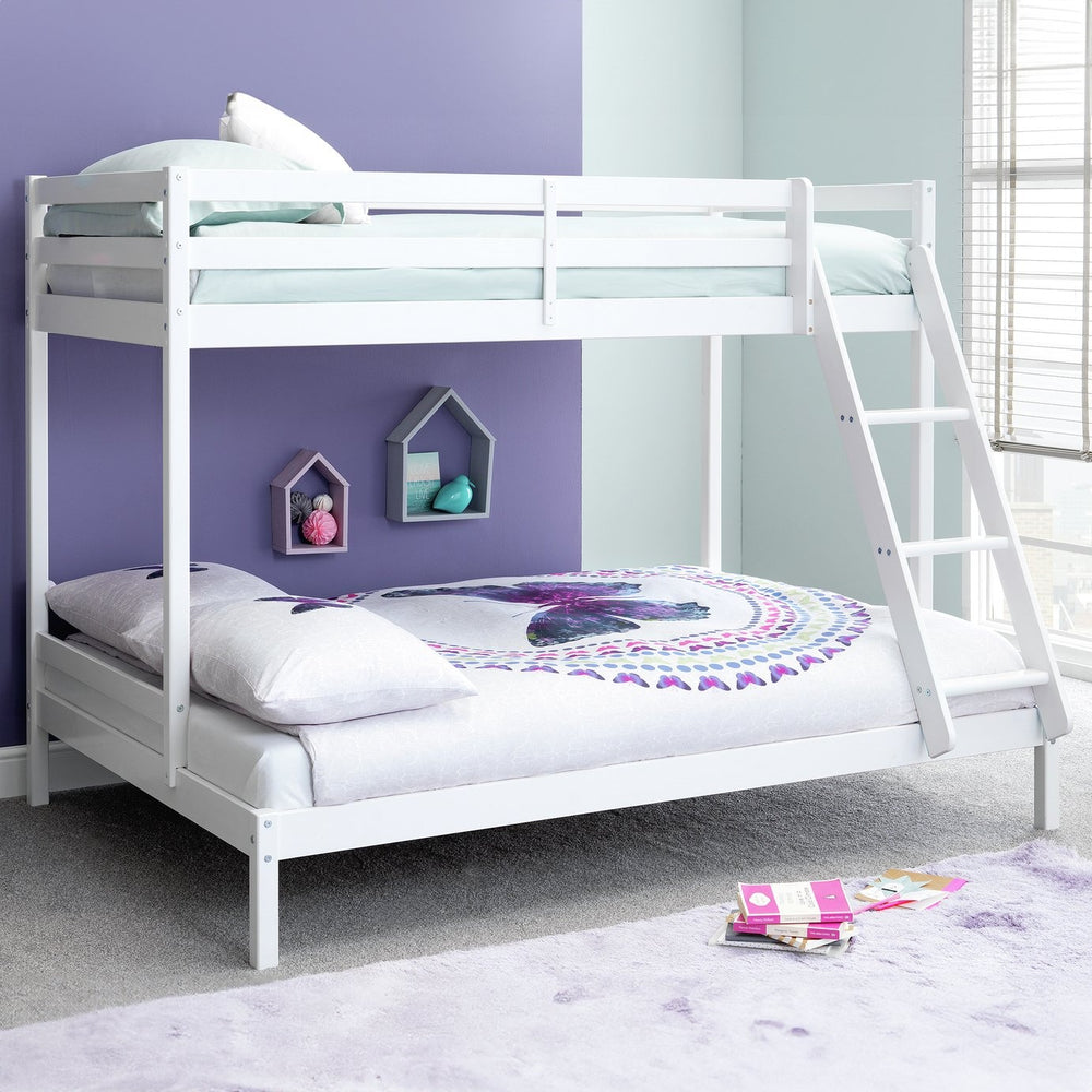Kaycie Triple Bunk Bed Frame - White 11709939