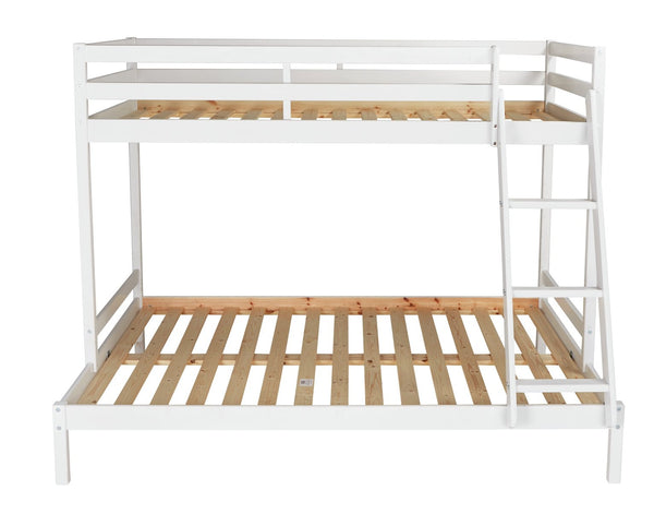 Kaycie Triple Bunk Bed Frame - White 11709939