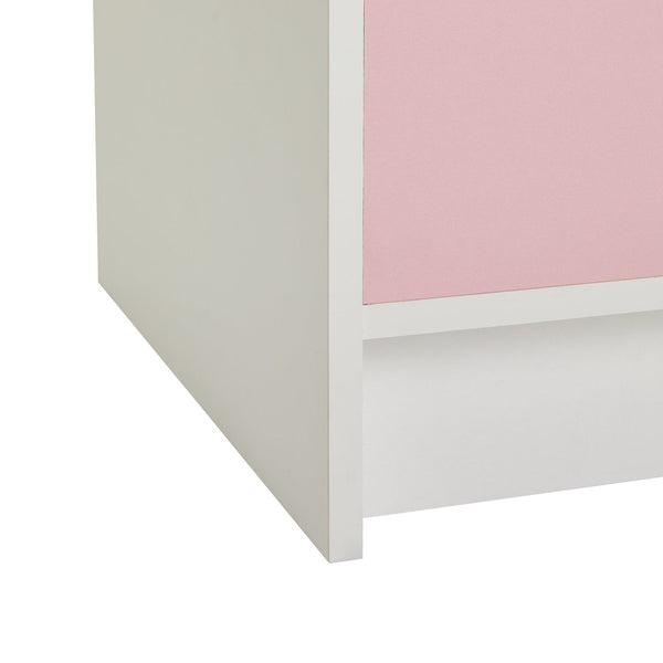 Malibu 2 Door 4 Drawer Wardrobe - Pink 11185089