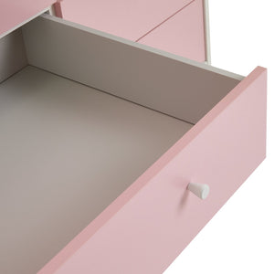 Malibu 2 Door 4 Drawer Wardrobe - Pink 11185089
