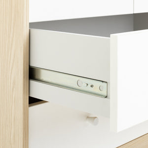 Malibu 2 Door 4 Drawer Wardrobe - White 13419722