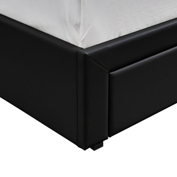Lavendon 4 Drawer Double Bed Frame - Black 19444296