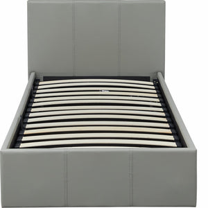 Lavendon Single Side Open Ottoman Bed Frame- Grey 19473566