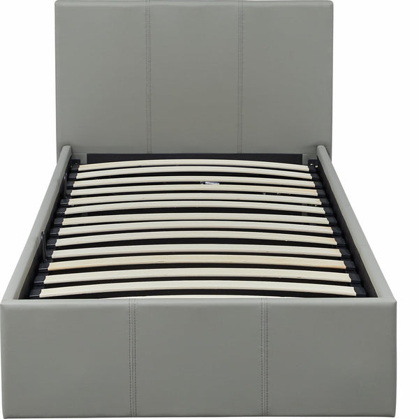 Lavendon Single Side Open Ottoman Bed Frame- Grey 19473566