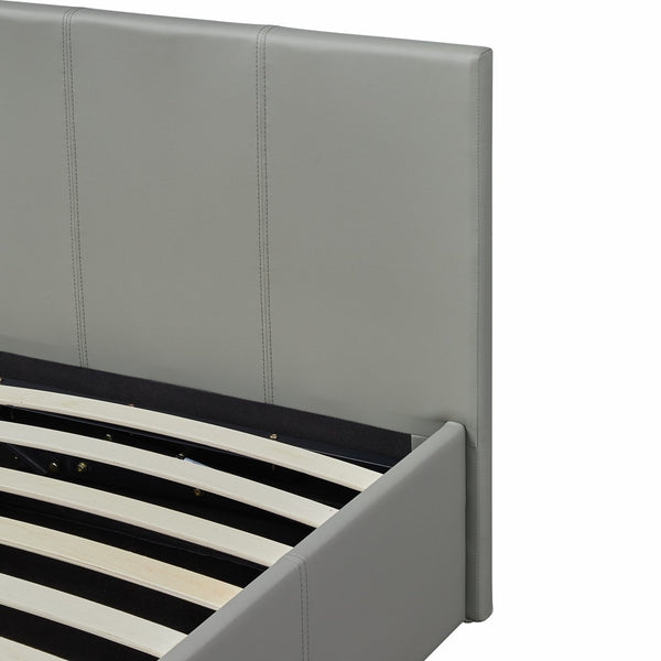 Lavendon Single Side Open Ottoman Bed Frame- Grey 19473566