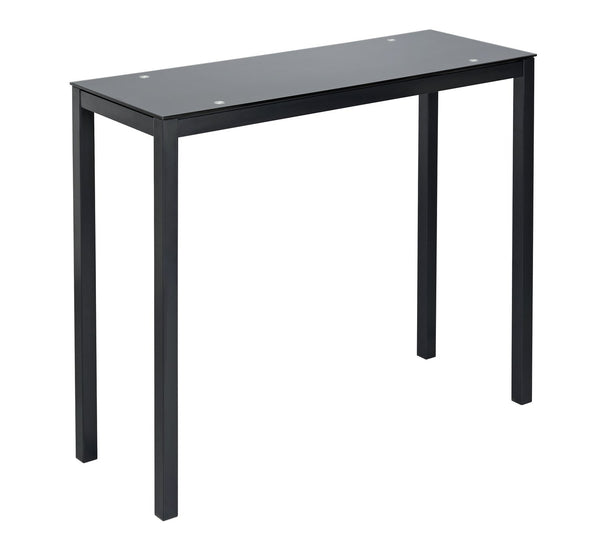 Lido Black Bar Table & 2 Black Chairs 18509510