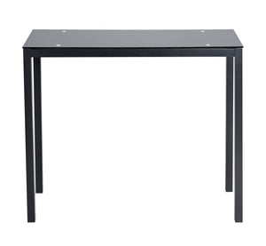 Lido Black Bar Table & 2 Black Chairs 18509510
