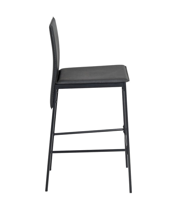 Lido Black Bar Table & 2 Black Chairs 18509510