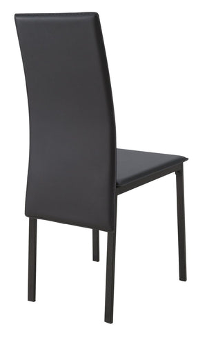 Lido Extending Black Dining Table &6 Black Chairs 17982066