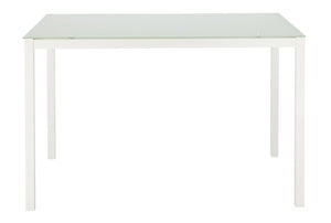Lido White Dining Table & 4 White Chairs 14876821
