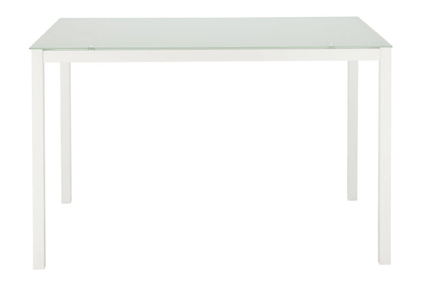 Lido White Dining Table & 4 White Chairs 14876821
