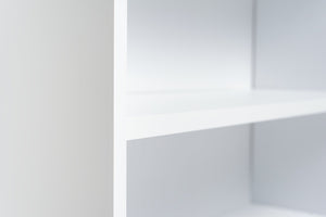 Maine 2 Drawer Bookcase - White 16092555