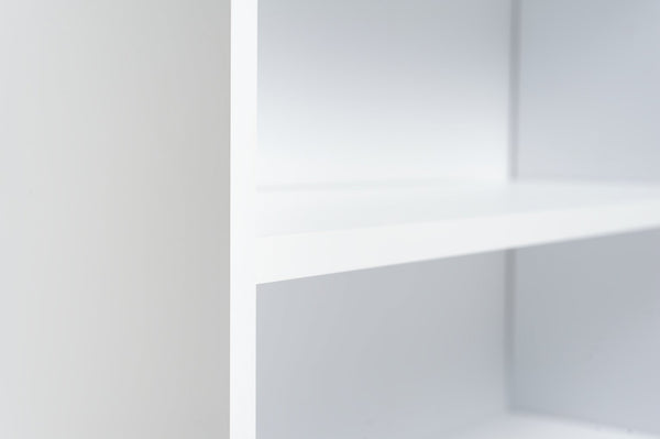 Maine 2 Drawer Bookcase - White 16092555