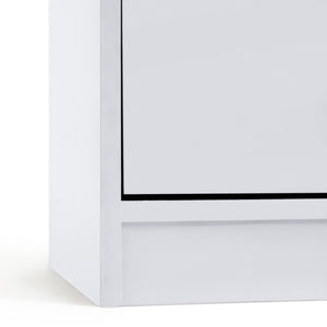 Maine 2 Drawer Bookcase - White 16092555