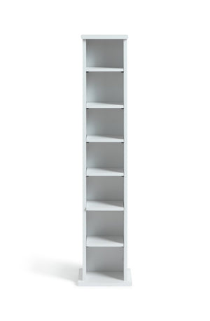 Maine CD and DVD Storage unit - White wood effect 18755395