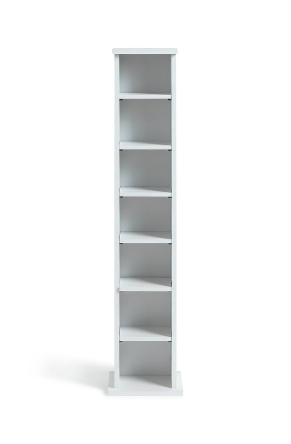 Maine CD and DVD Storage unit - White wood effect 18755395