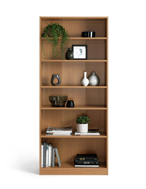 Maine Deep Bookcase - Oak Effect 16095758