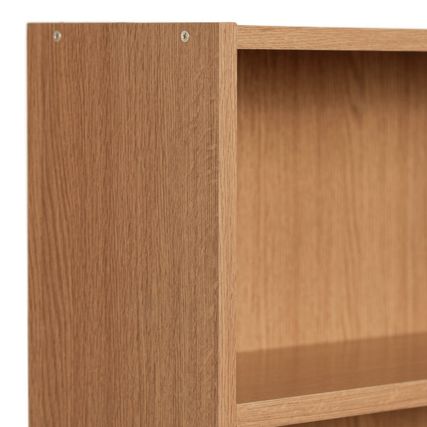 Maine Deep Bookcase - Oak Effect 16095758