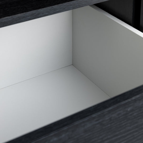Malibu 1 Door Sliding Wardrobe - Black 13638802