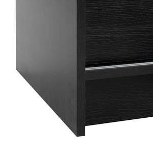 Malibu 1 Door Sliding Wardrobe - Black 13638802
