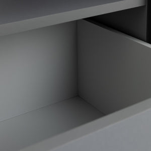 Malibu 1 Door Sliding Wardrobe - Grey 13638785