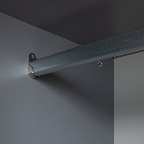Malibu 1 Door Sliding Wardrobe - Grey 13638785