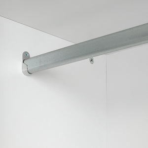 Malibu 1 Door Sliding Wardrobe - White 13638792