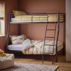 Mason Small Double Bunk Bed Frame - Black 17759464